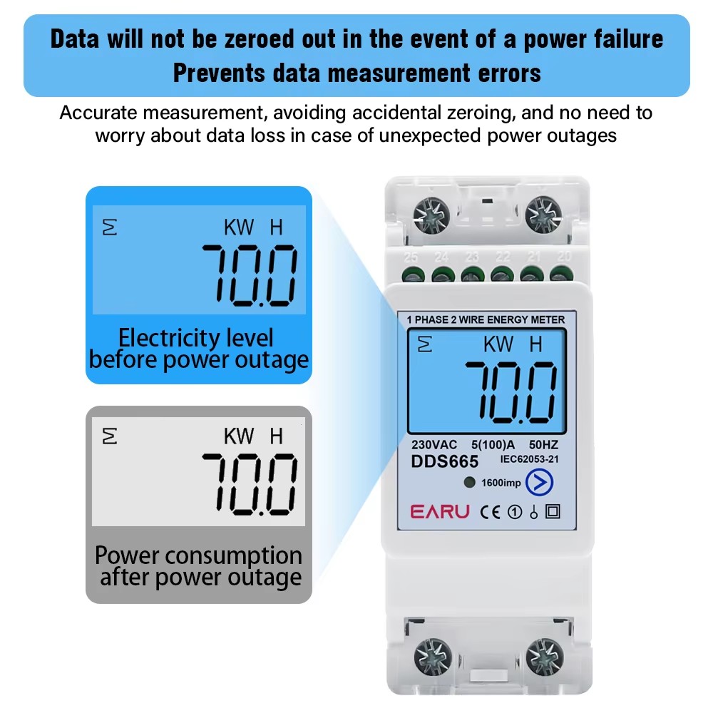 เครื่องวัดพลังงานไฟฟ้าสองทิศทา - Energy Meter Bidirectional บทวิจารณ์และราคา