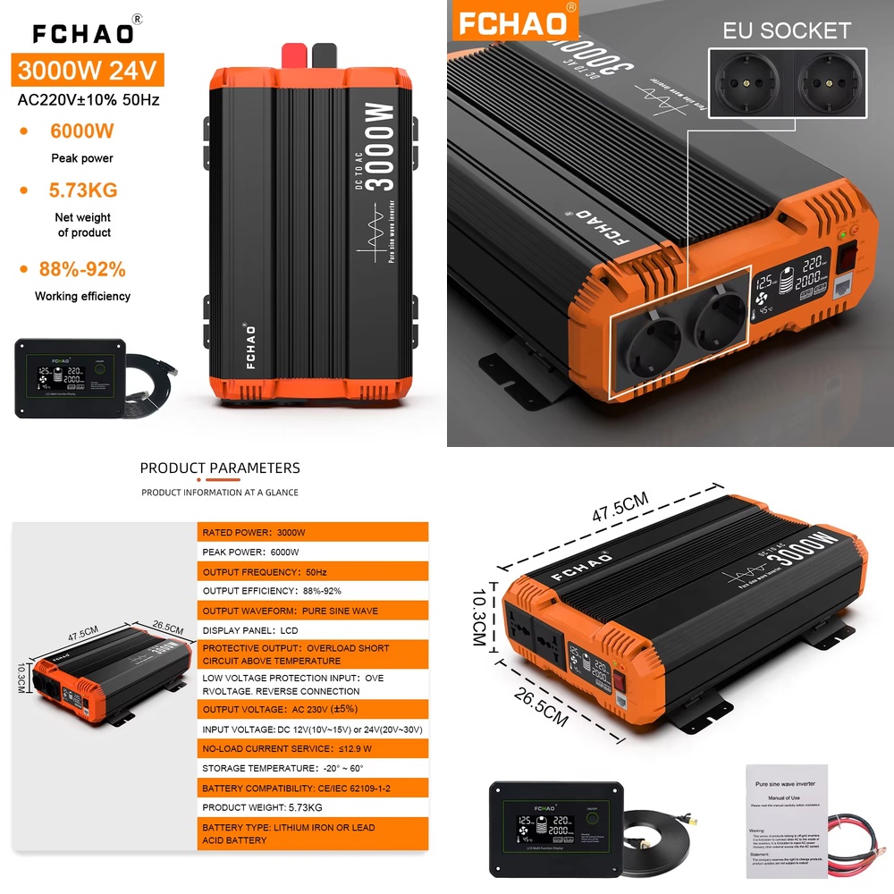 อินเวอร์เตอร์ Pure Sine Wave แ - Pure Sine Wave Inverter บทวิจารณ์และราคา