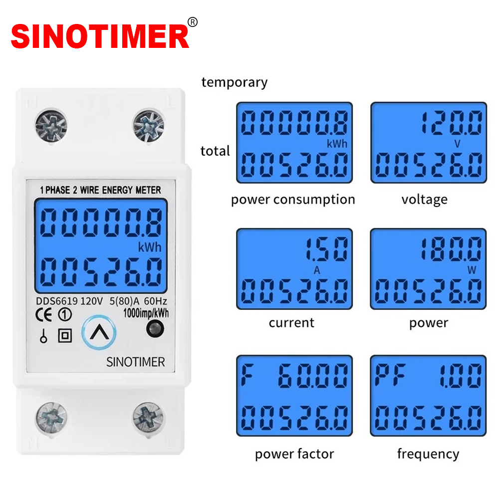 มิเตอร์วัดพลังงานไฟฟ้าแบบดิจิต - Energy Meter Bidirectional บทวิจารณ์และราคา