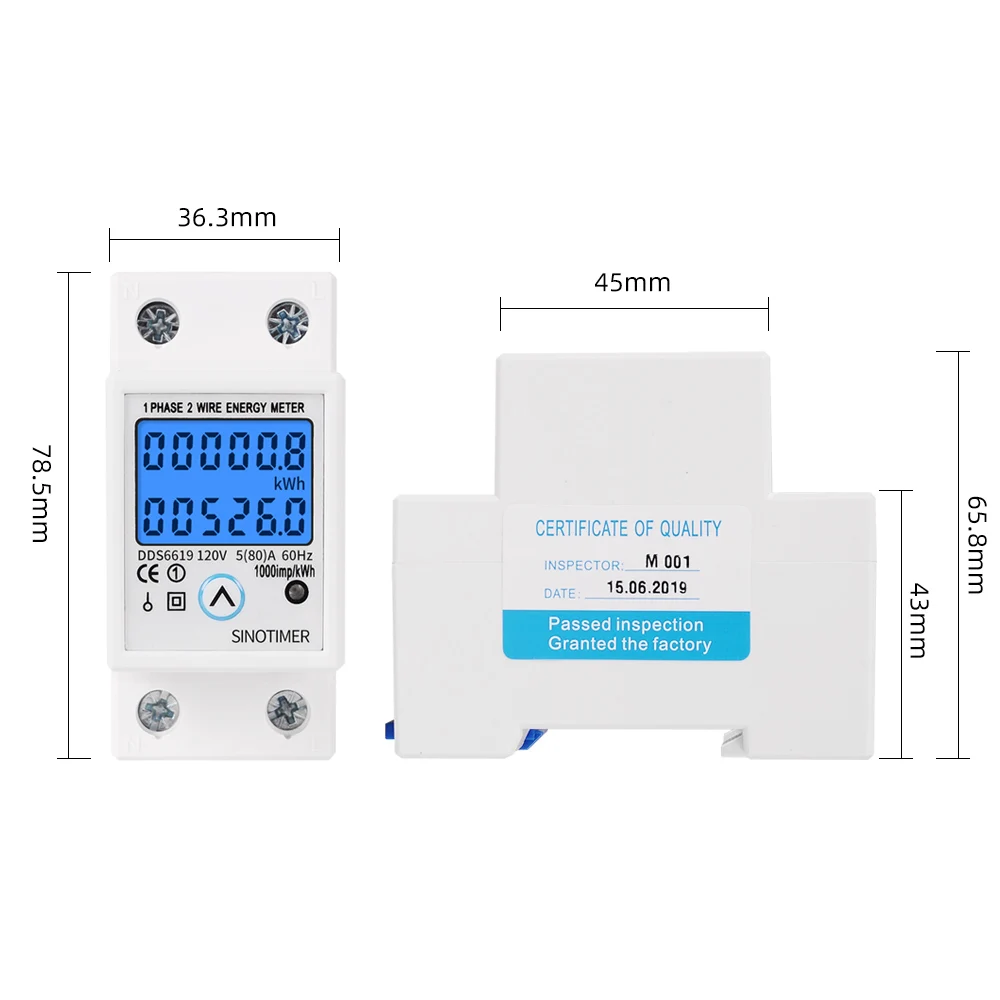 มิเตอร์วัดพลังงานไฟฟ้าแบบดิจิต - Energy Meter Bidirectional บทวิจารณ์และราคา