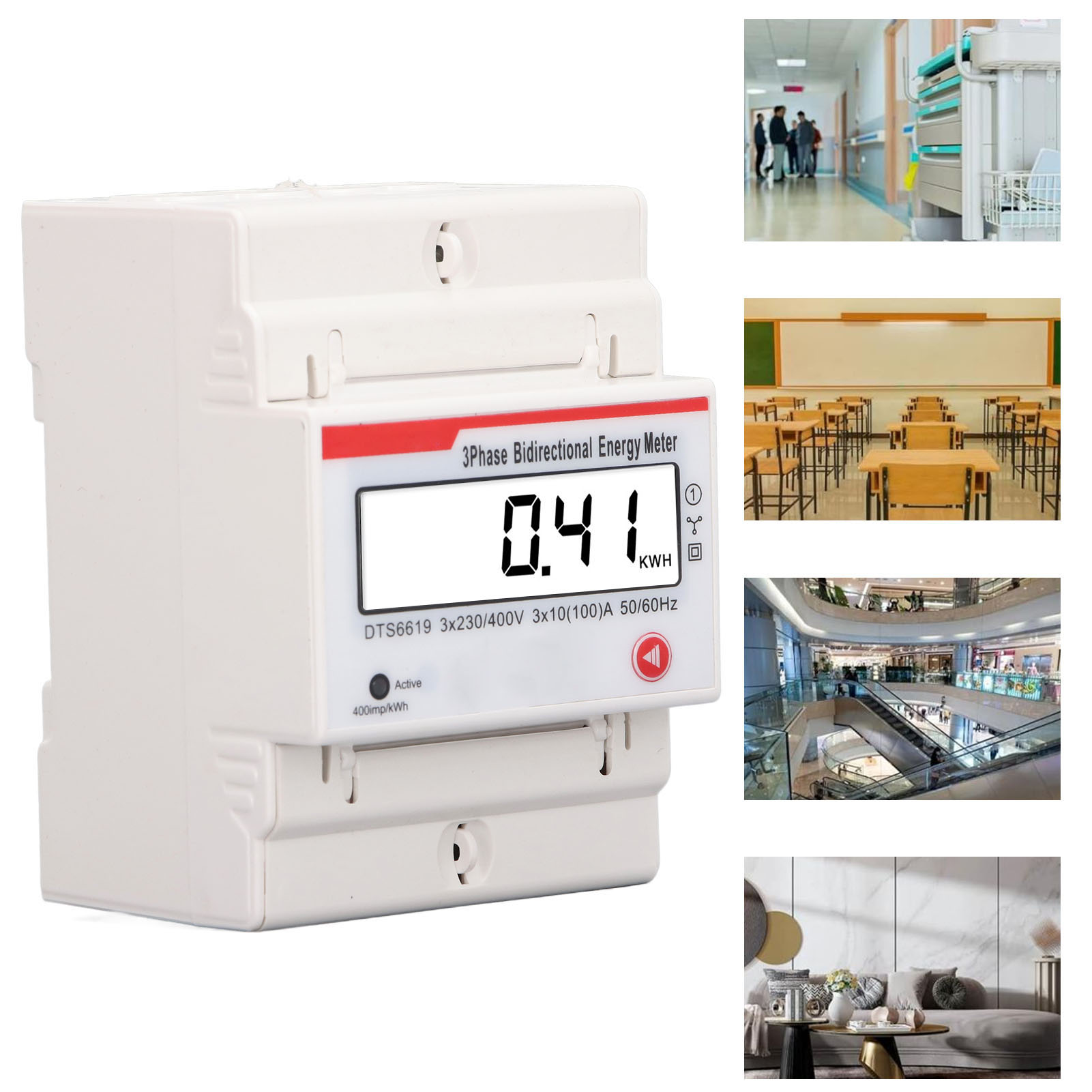 มิเตอร์วัดพลังงานไฟฟ้าแบบติดรา - Energy Meter Bidirectional บทวิจารณ์และราคา