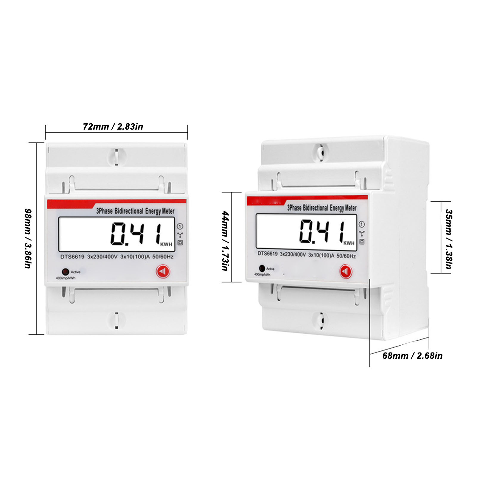 มิเตอร์วัดพลังงานไฟฟ้าแบบติดรา - Energy Meter Bidirectional บทวิจารณ์และราคา
