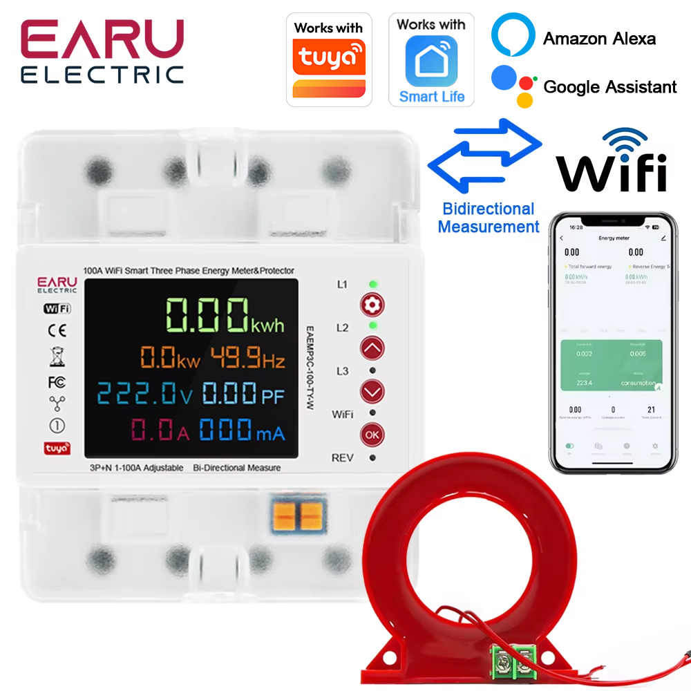 มิเตอร์วัดพลังงานไฟฟ้าแบบสองทิ - Energy Meter Bidirectional บทวิจารณ์และราคา