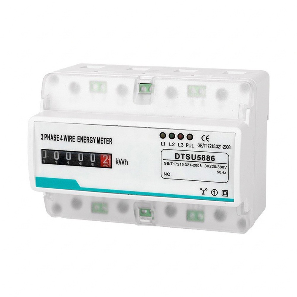 มิเตอร์วัดพลังงานแบบติดราง 3 เ - Energy Meter Bidirectional บทวิจารณ์และราคา