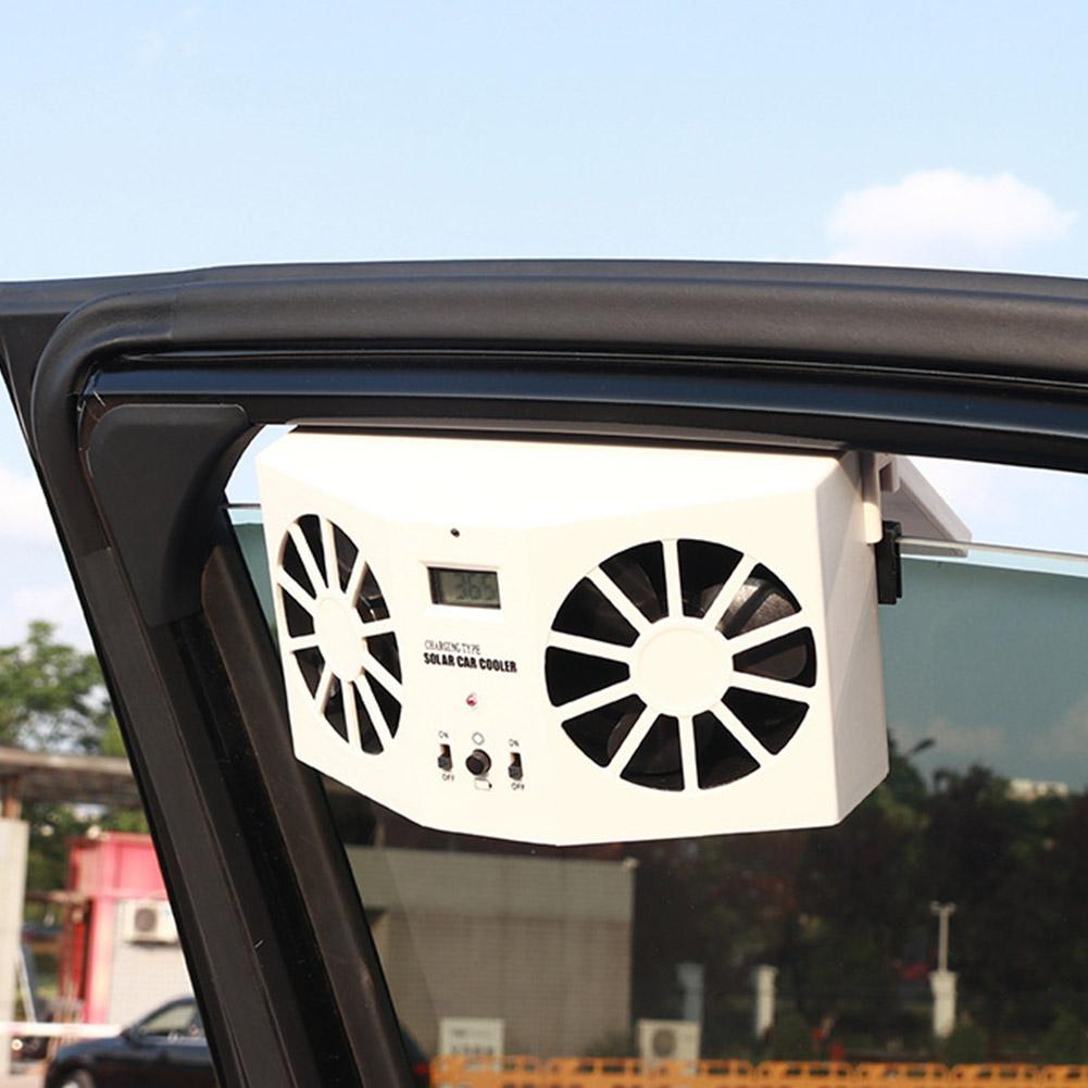 พัดลมระบายอากาศในรถยนต์แบบชาร์ - Renewable Energy Fan บทวิจารณ์และราคา
