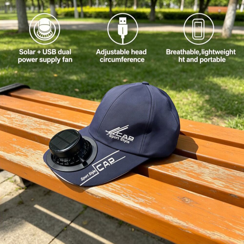 หมวกแฟชั่นระบายอากาศพร้อมพัดลม - Renewable Energy Fan บทวิจารณ์และราคา